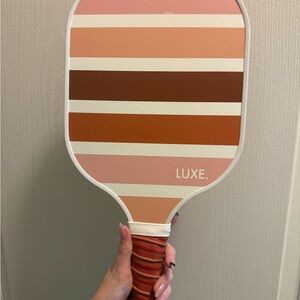 Luxe Multicolor Striped Paddle Decor